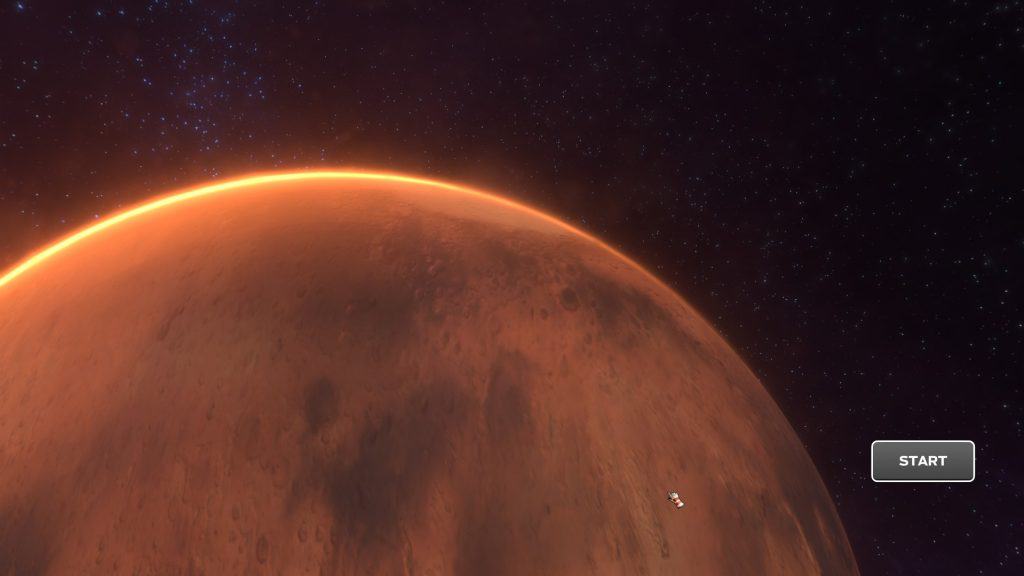 Mars from Tharsis video game