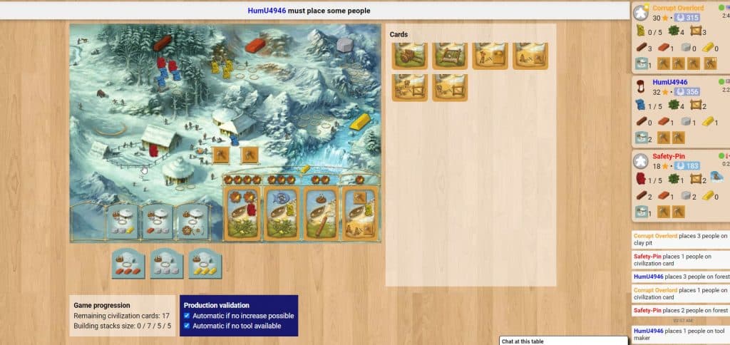 Stone Age Winter Board Game