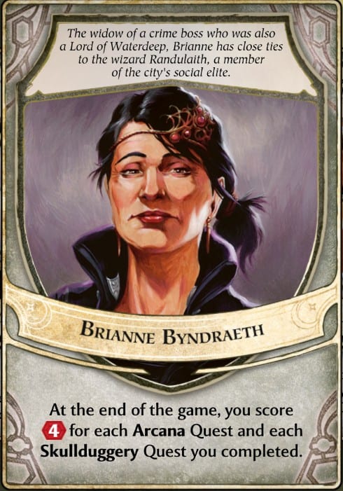 Brianne Byndraeth Lords of Waterdeep Lords card