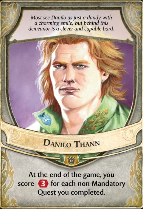 Danilo Thann Lords of Waterdeep Lord Card