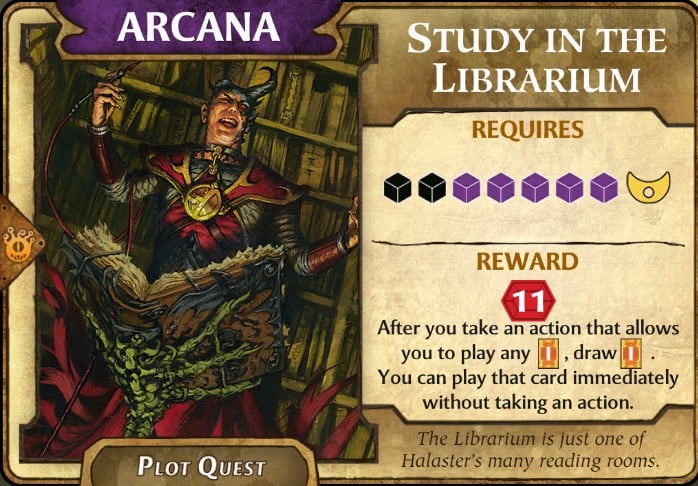 Study Librarium LOW plot quest