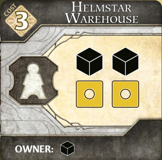 Helmstar Warehouse Lords of Waterdeep Building