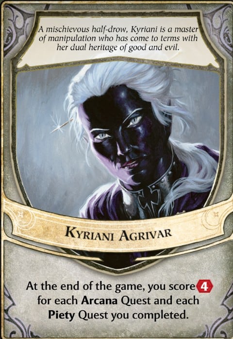 Kyriani Agrivar Lords of Waterdeep Lord Card