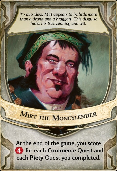 Mirt the Moneylender Lord of Waterdeep Lord Card