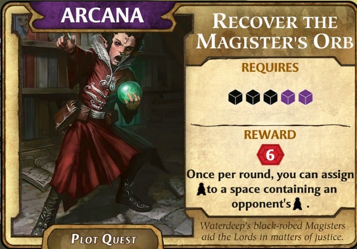 Best Arcana Plot Quest Lords of Waterdeep