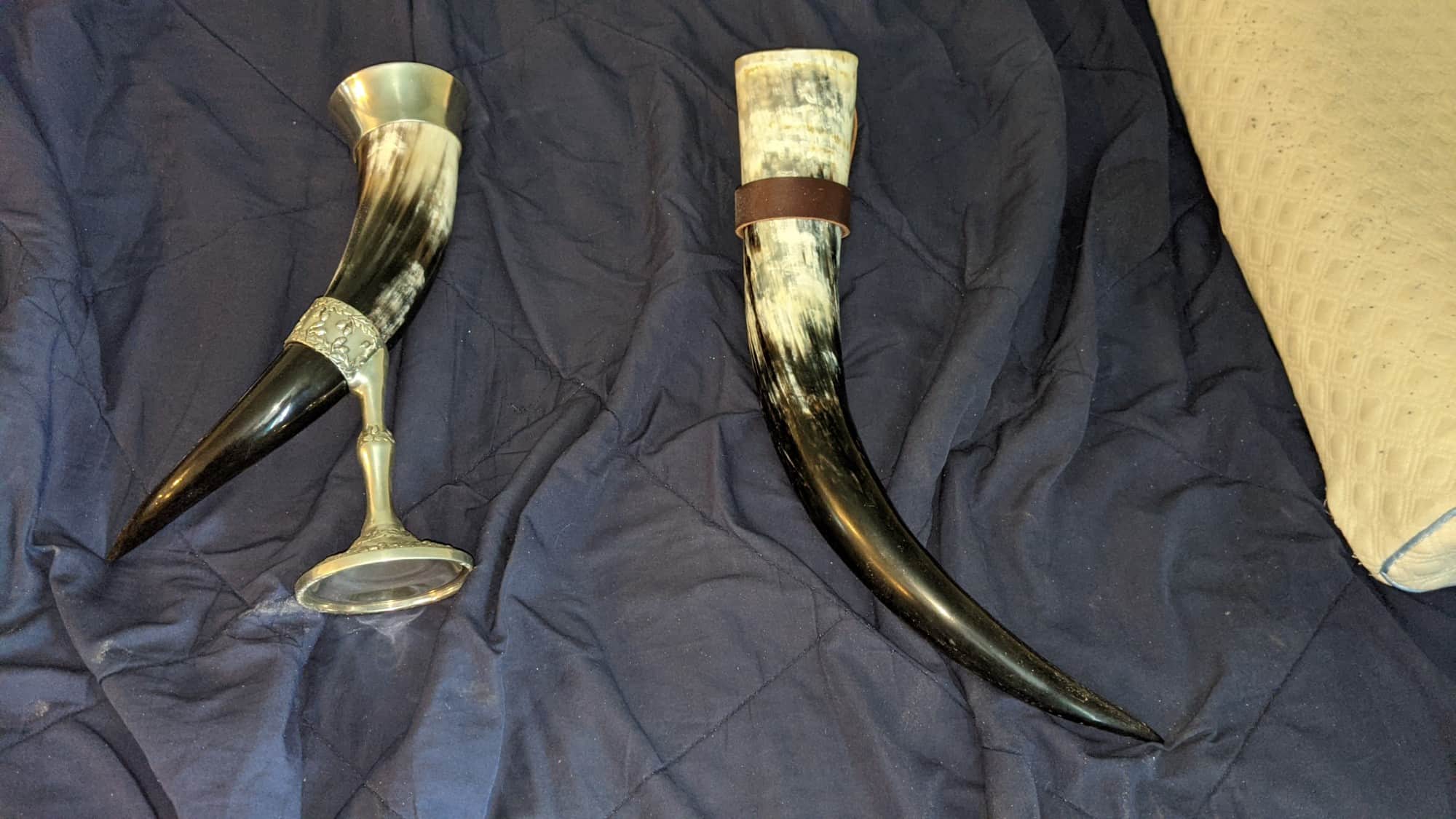 two drinking horns