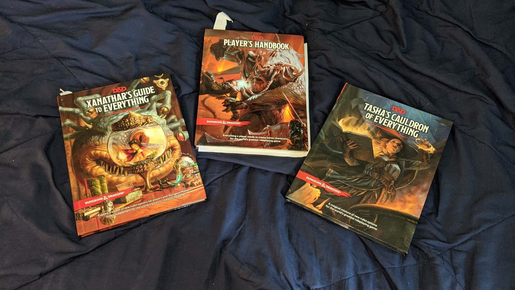 three D&D books