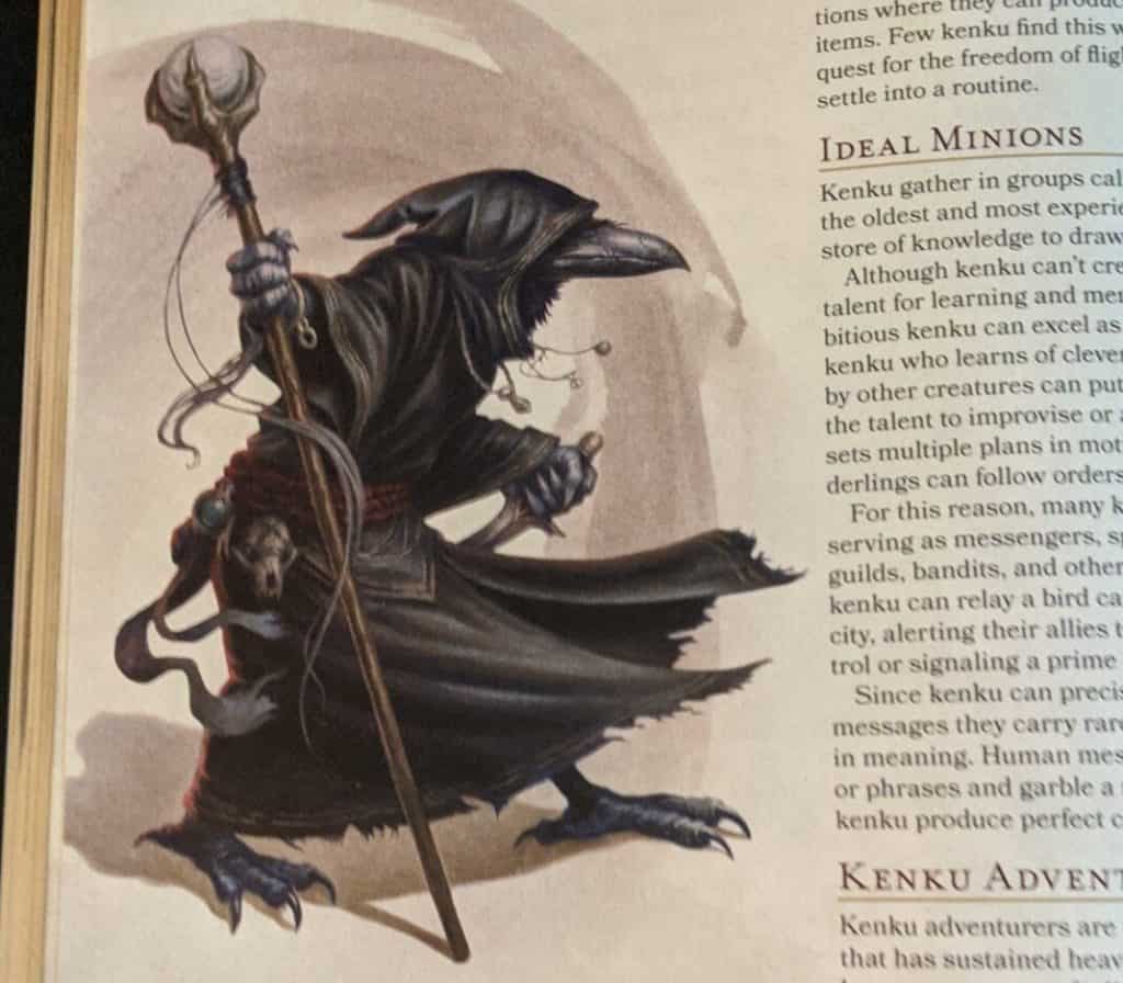 Kenku illustration 5E