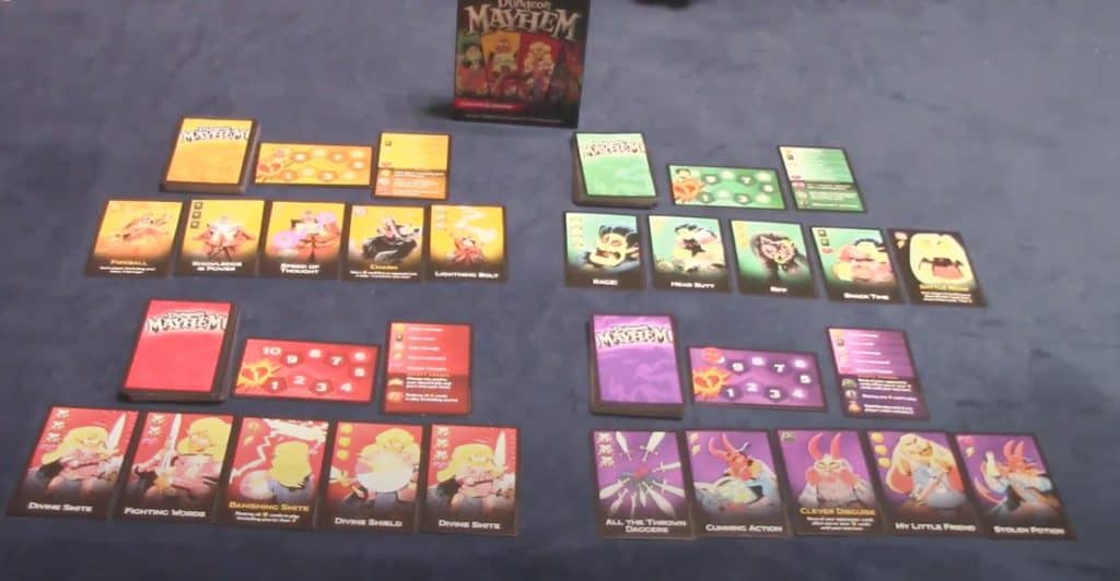 dungeon mayhem game cards