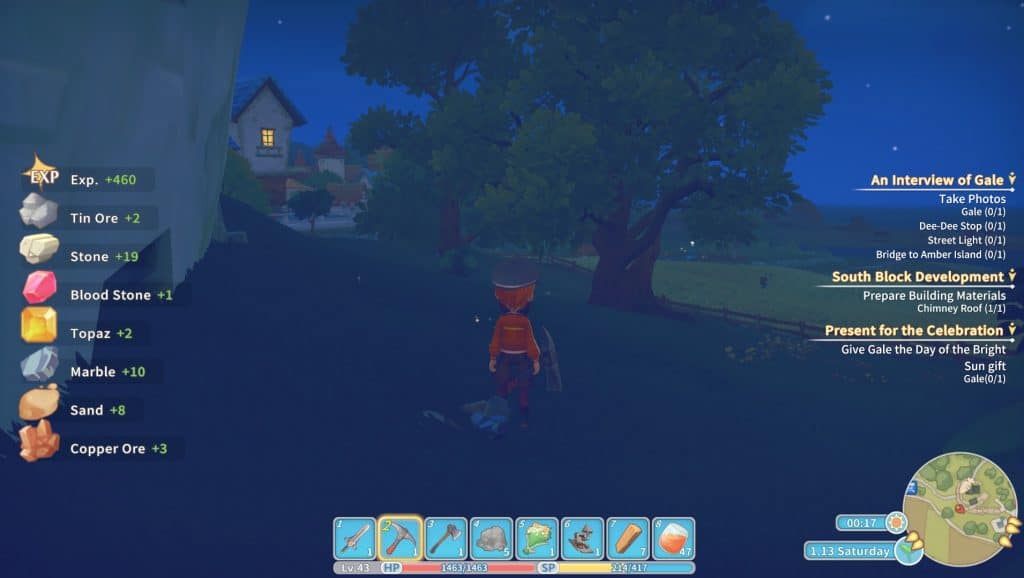 mining my time at portia