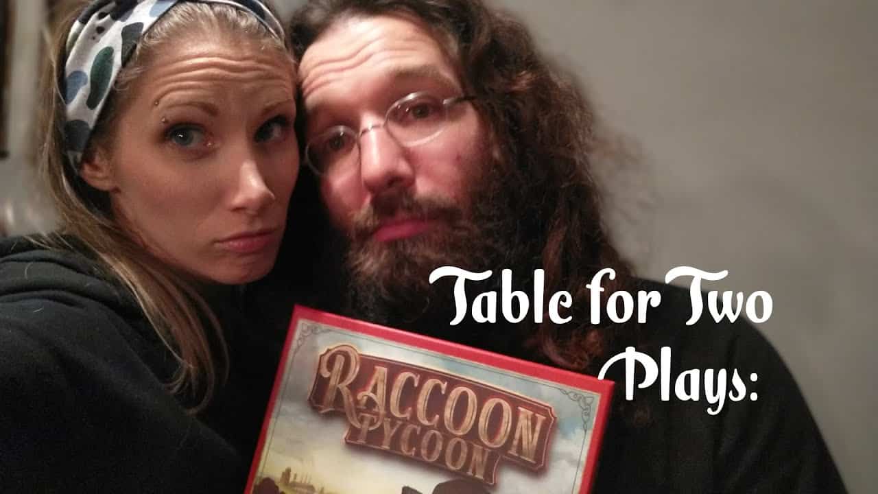 raccoon tycoon boardgame with gamers