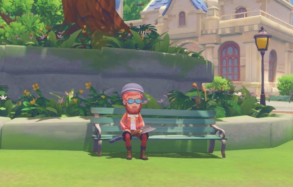 town center bench my time at portia