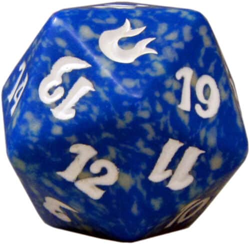 blue MTG spindown dice