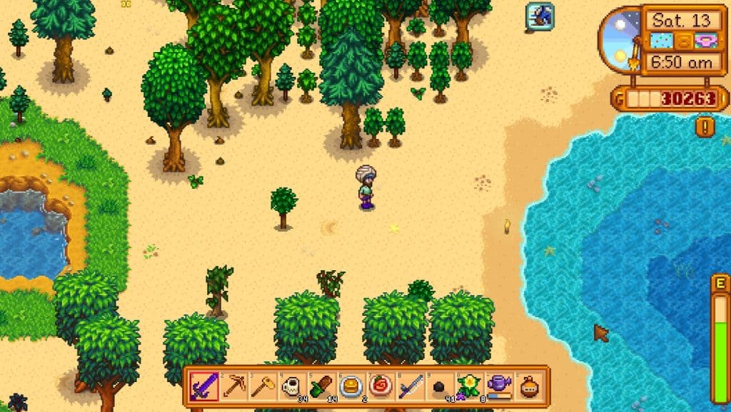 Stardew Valley mahogany trees beach farm