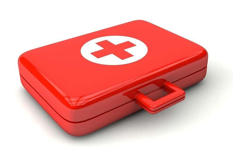 first aid healing med kit