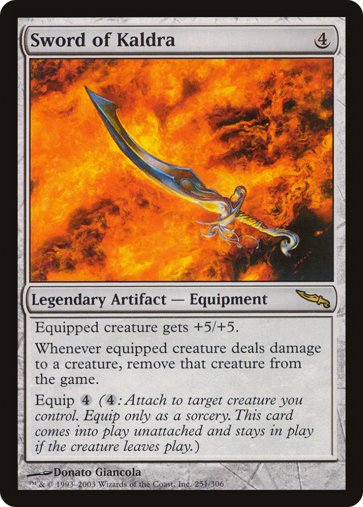 Sword of Kaldra card