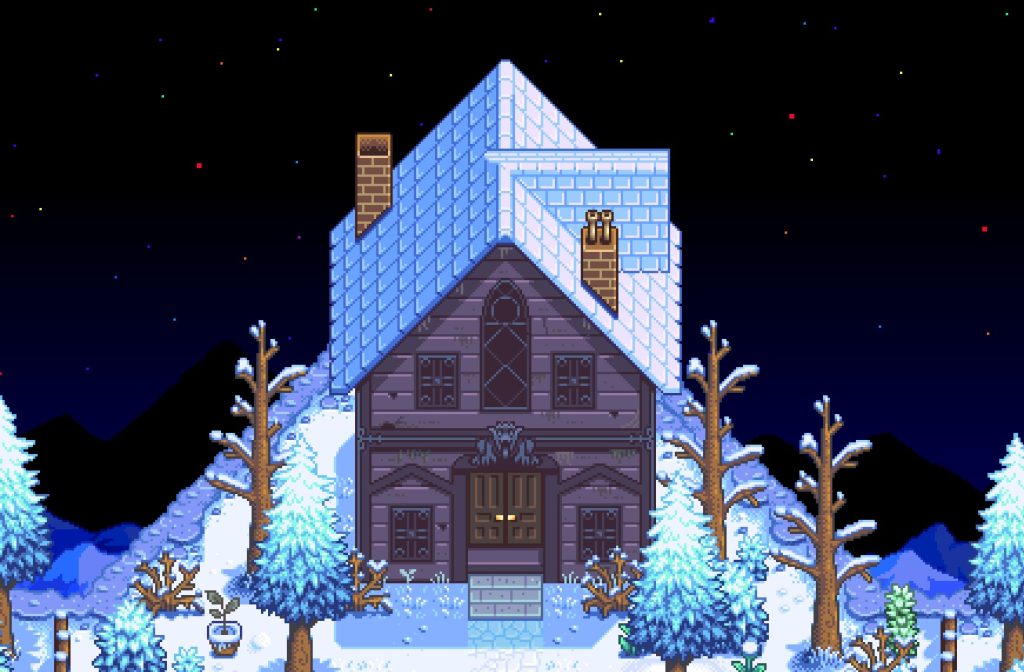 winter house haunted chocolatier
