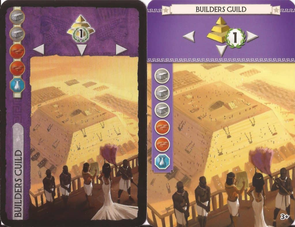 7 Wonders Builders Guild cards