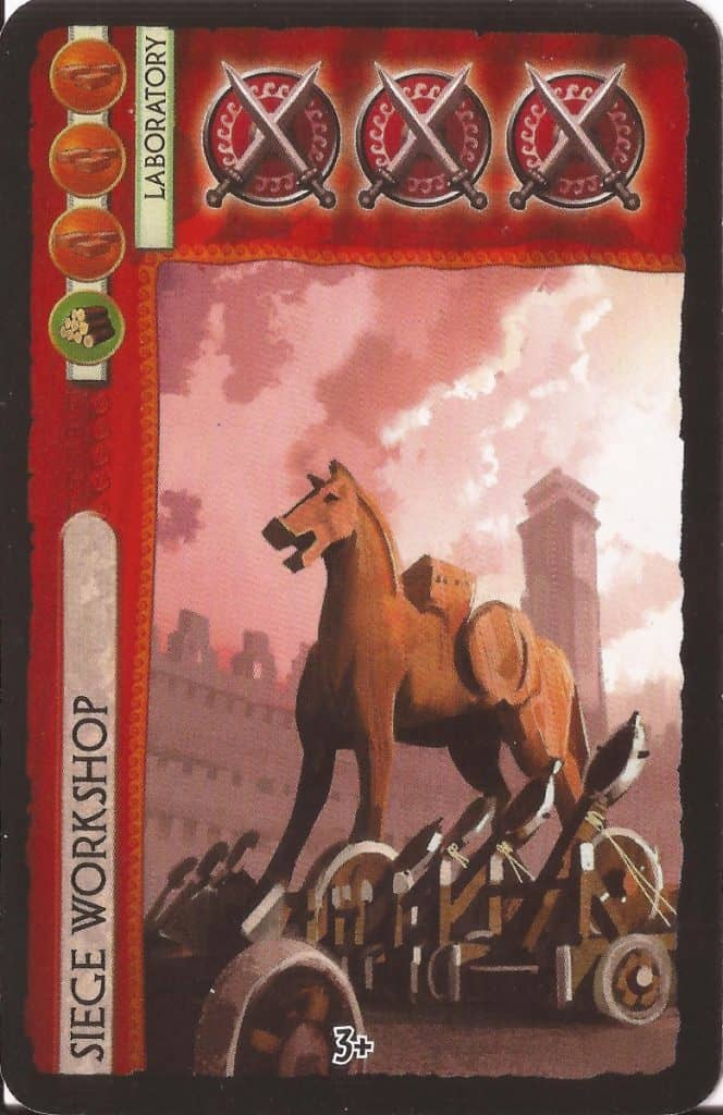 7 Wonders military card