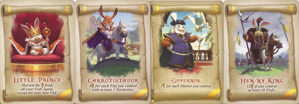 Small fief cards