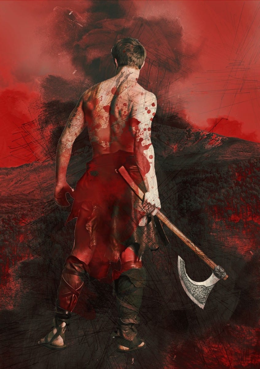 blood soaked barbarian