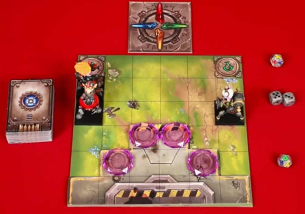 Mechs Vs Minions Board Setup