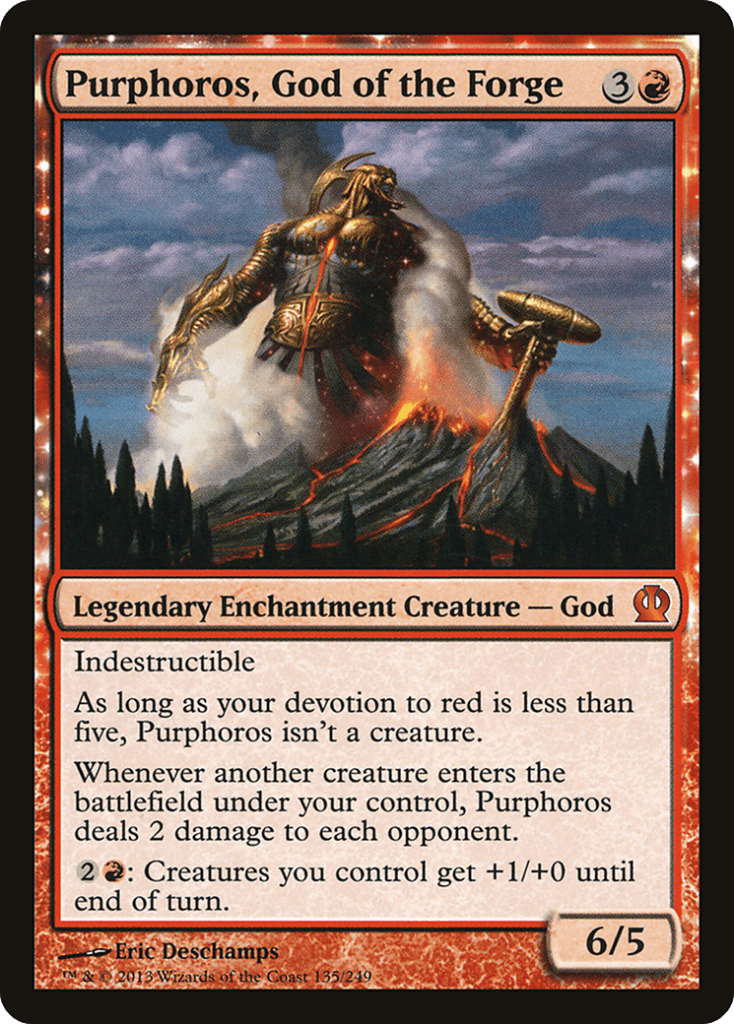 Purphoros God of the Forge MTG card