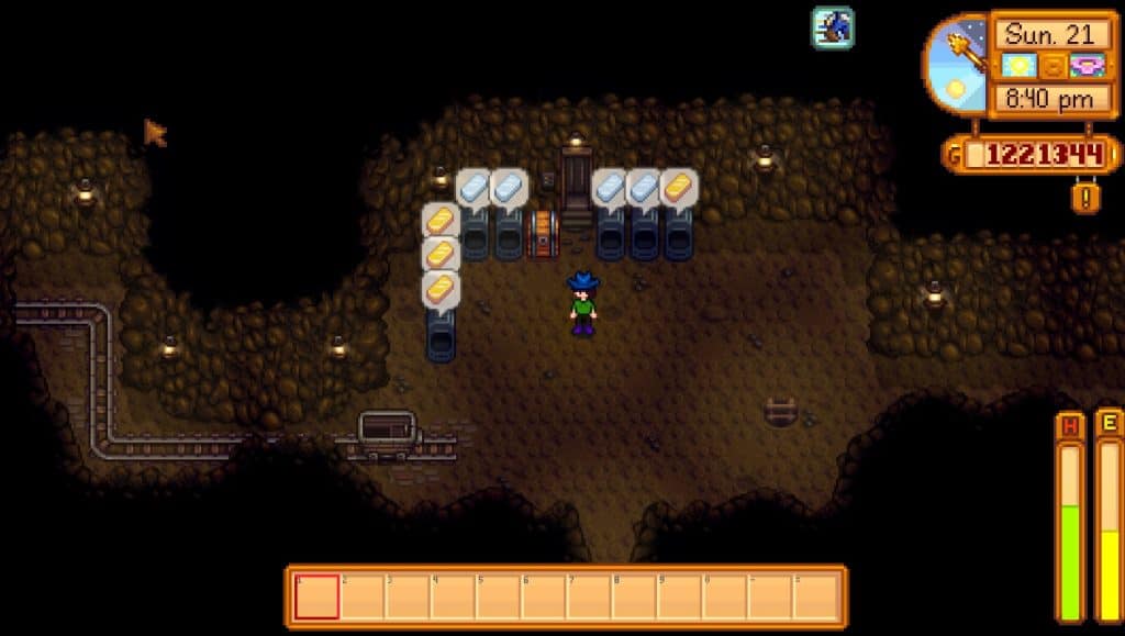 furnaces in mine Stardew Valley