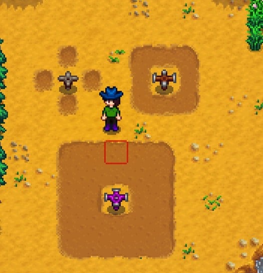 Stardew Valley sprinkler comparison