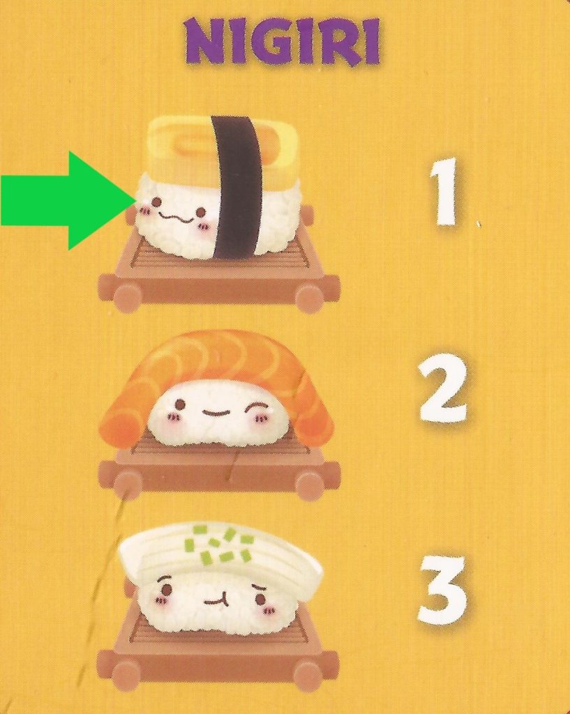 Sushi Go Party Egg Nigiri tile