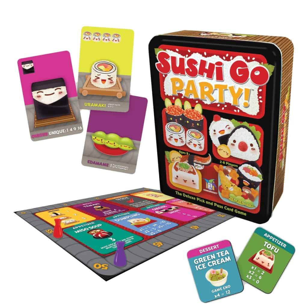 Sushi Go Party Game Strategy Guide - Assorted Meeples