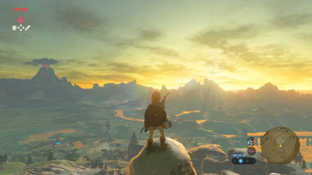 gorgeous breath of the wild sunrise