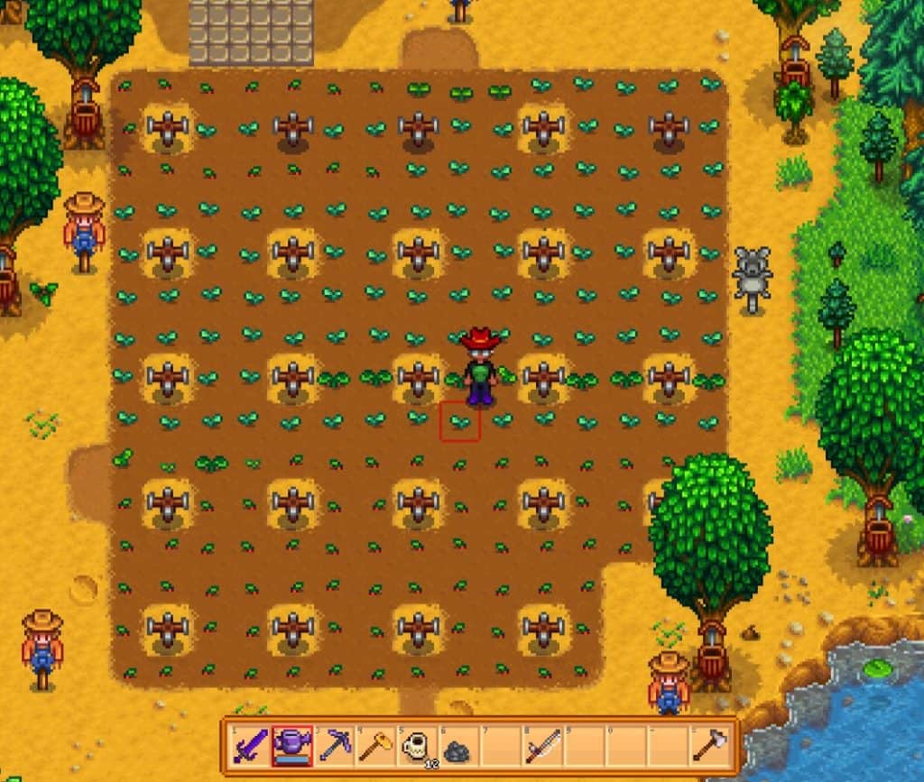 quality sprinkler setup Stardew Valley