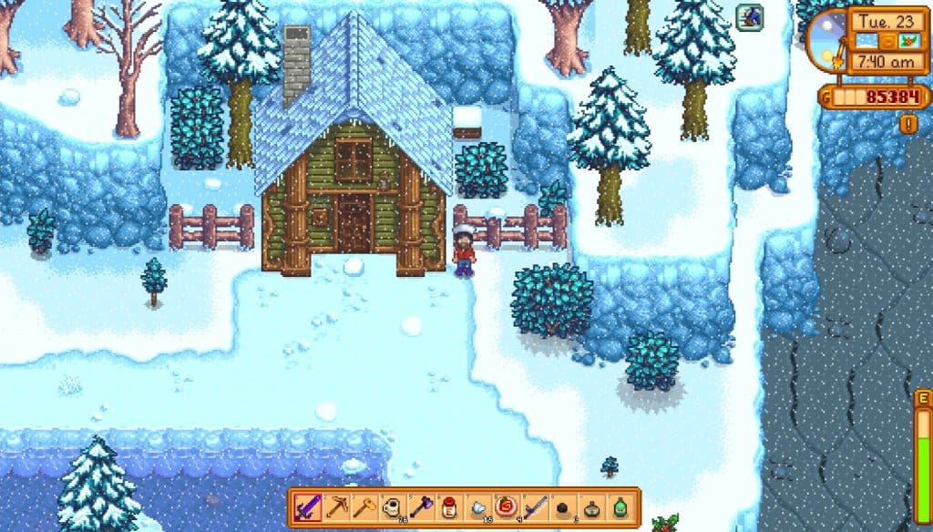 Stardew Valley Adventurers Guild Winter