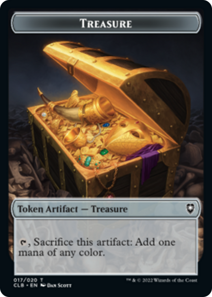 Treasure MTG token