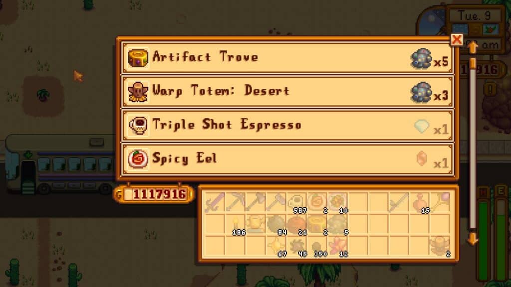 Desert merchant Stardew Valley