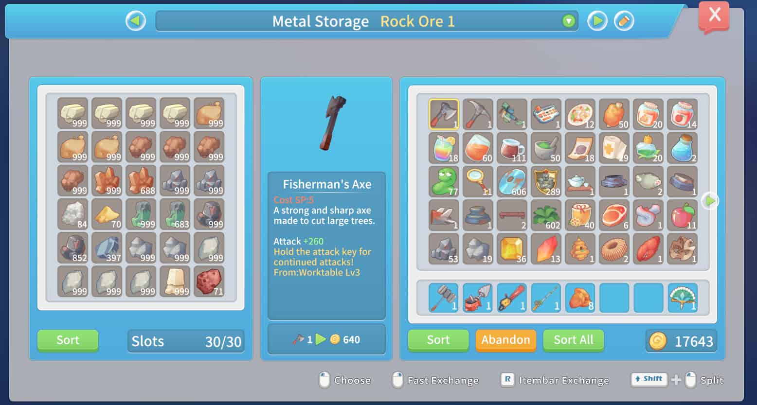 rock ore my time at portia