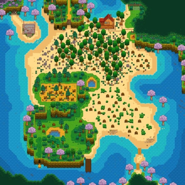 Stardew Valley Beach Farm Screenshot