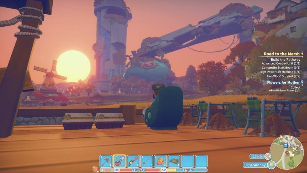 my time at portia sunset