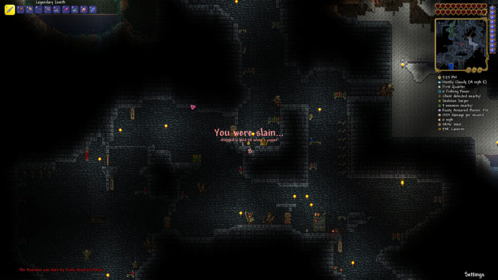 Terraria Death