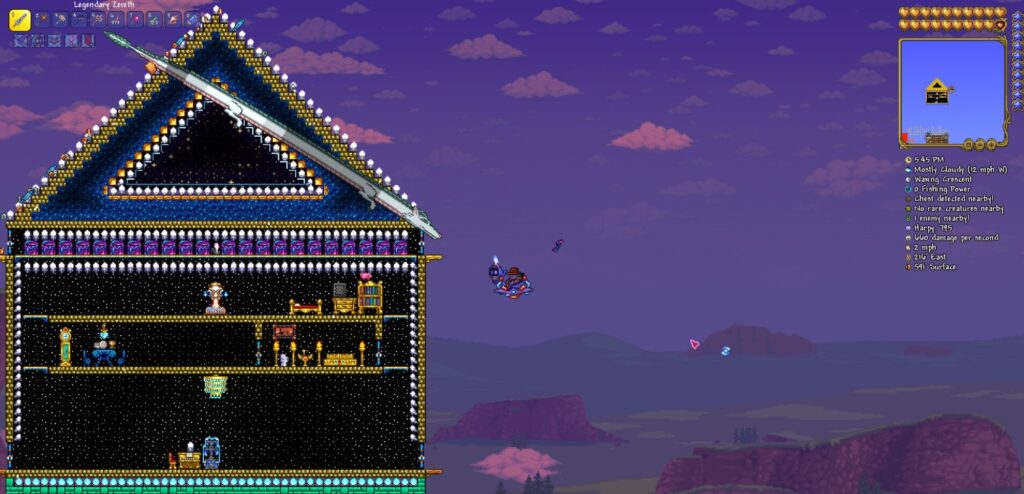 Terraria Wyvern in house