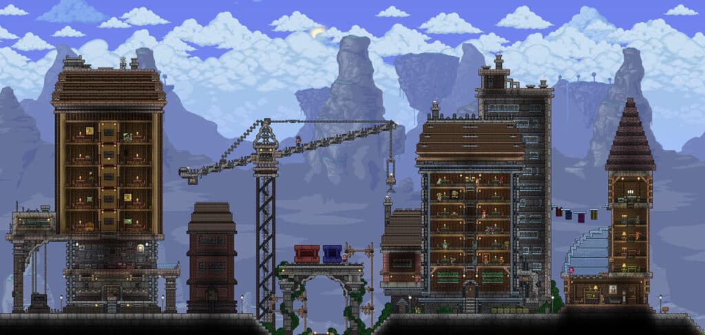 Terraria city houses