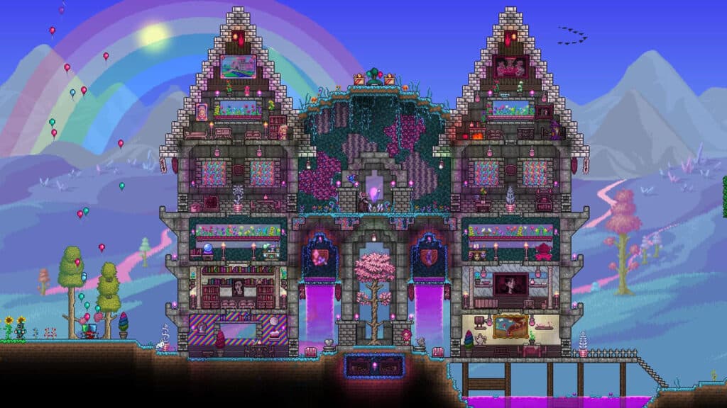 Terraria hallow house