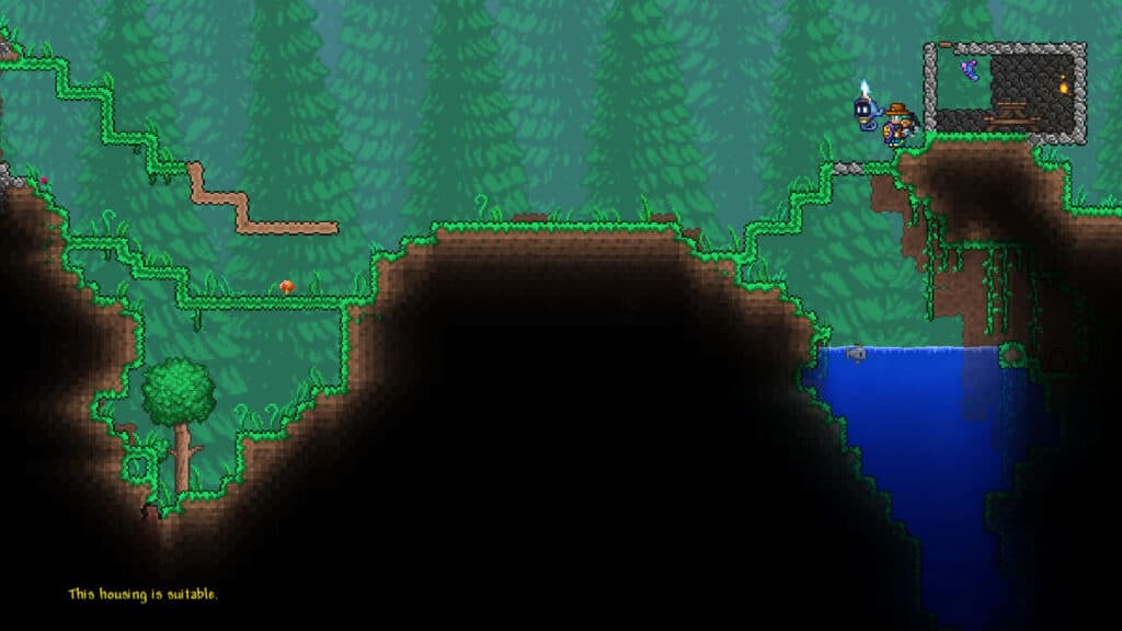 Terraria minimalist house