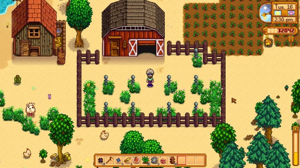 stardew valley beach farm grass