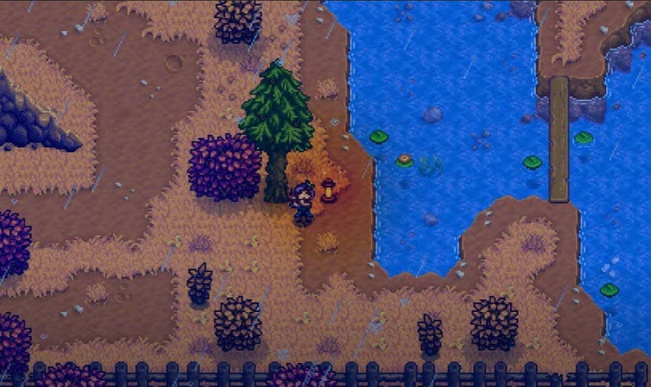 Stardew Valley playing flute