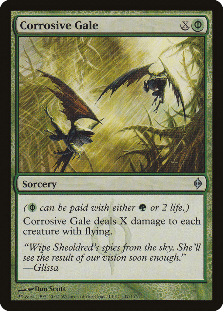 Corrosive Gale MTG card