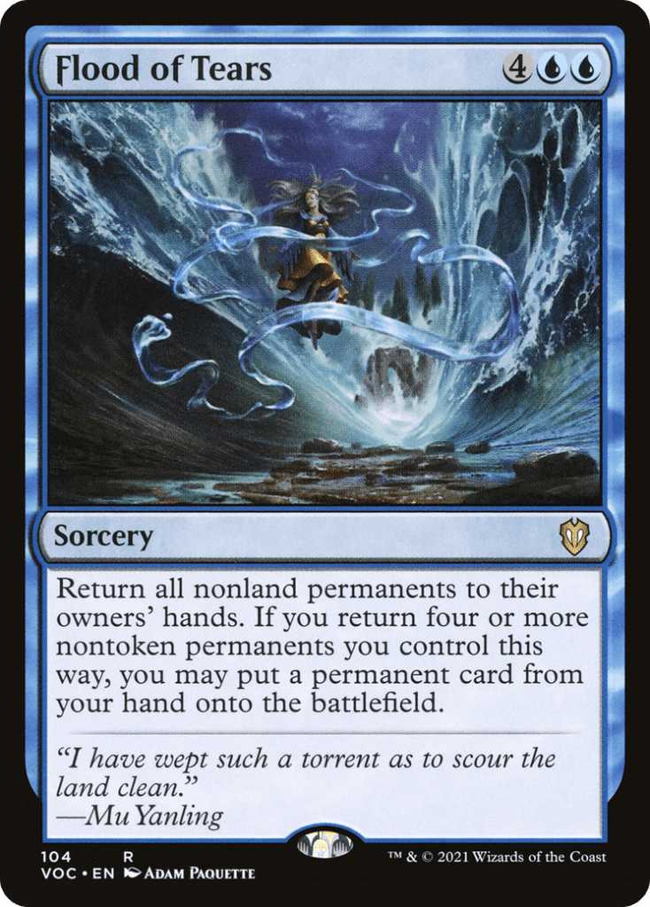 Flood of Tears MTG card