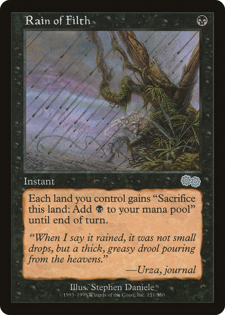 Rain of Filth MTG card