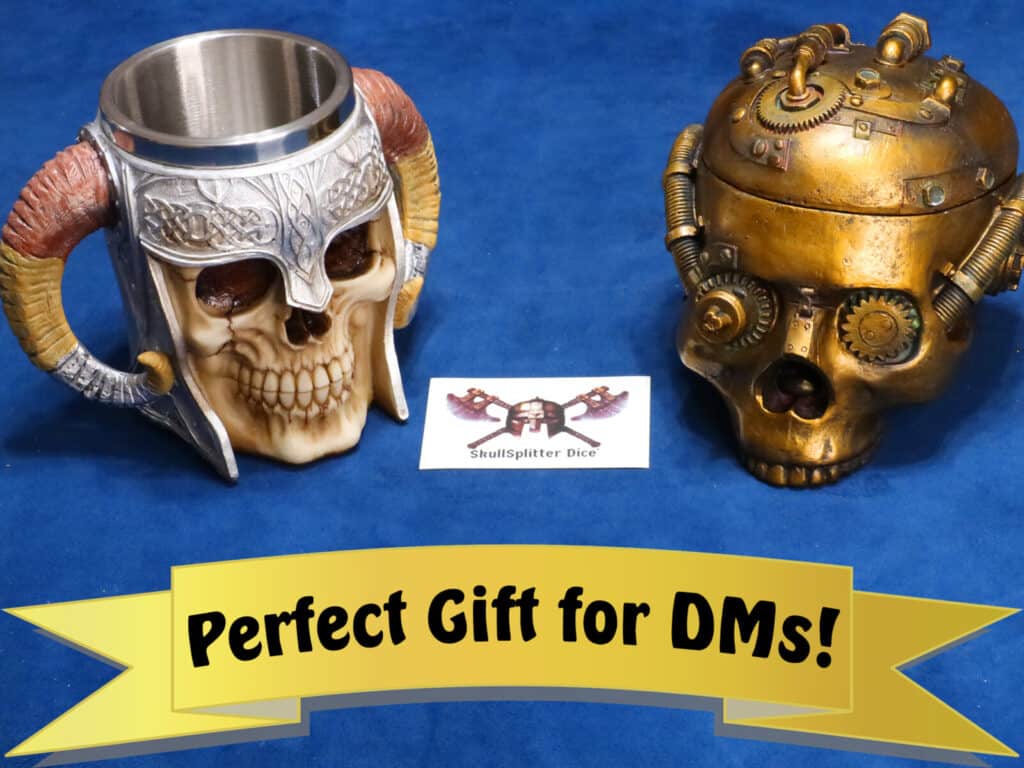 decorative skulls for dnd dice